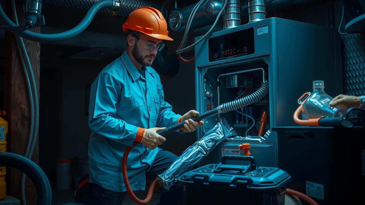 Can I clean my furnace myself?
