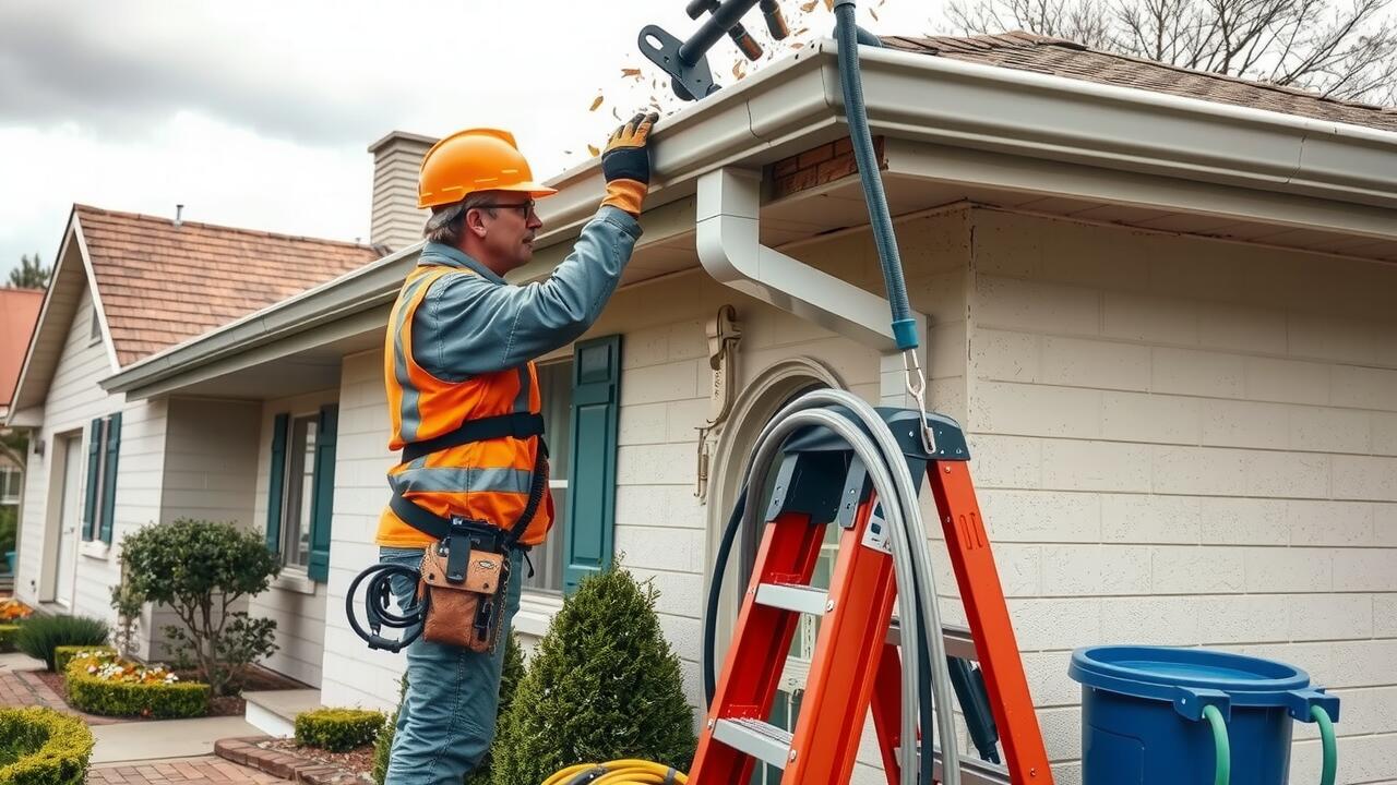 Gutter cleaning service