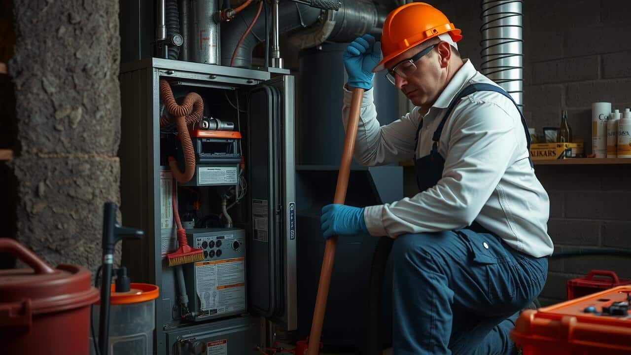 How often should a furnace be cleaned?
