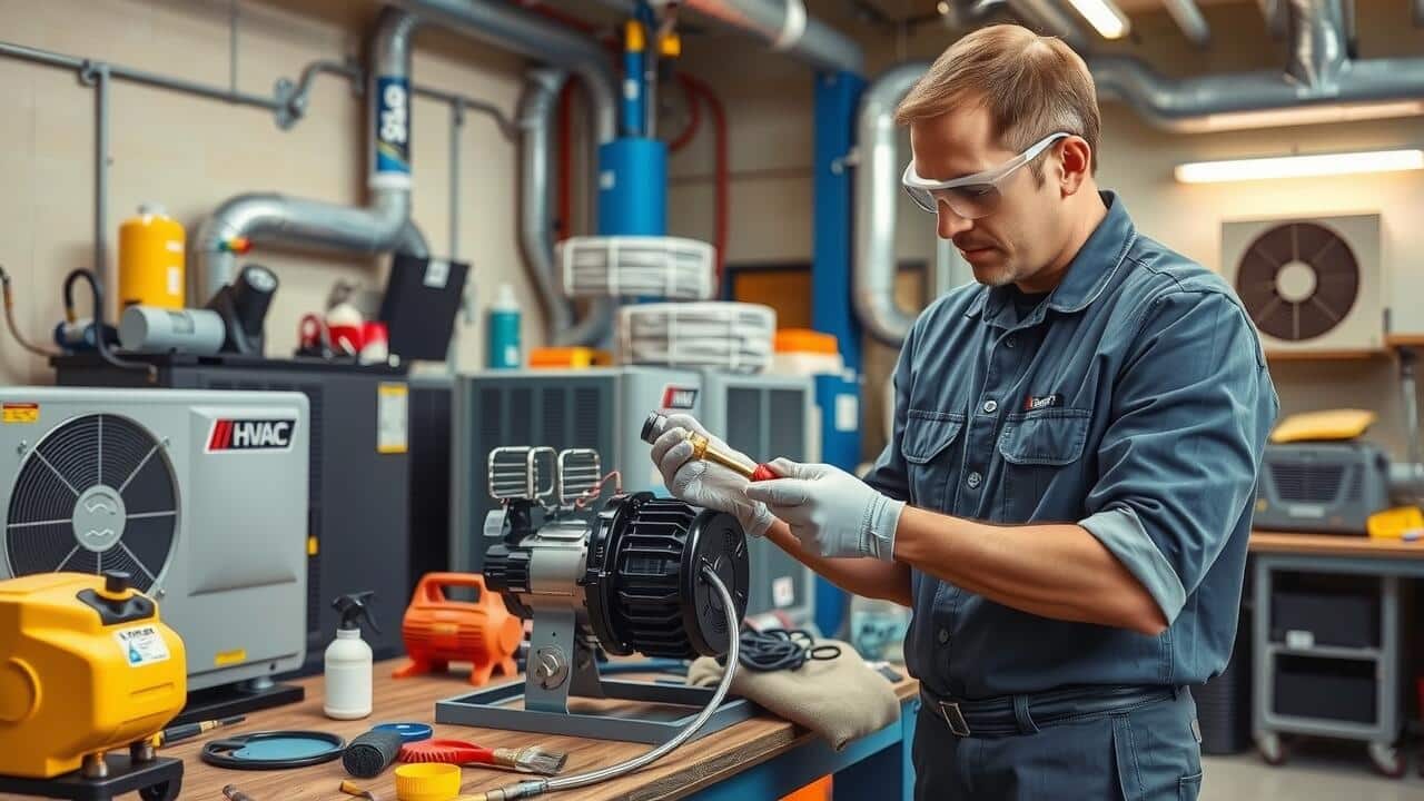 How to clean a blower motor without removing it?