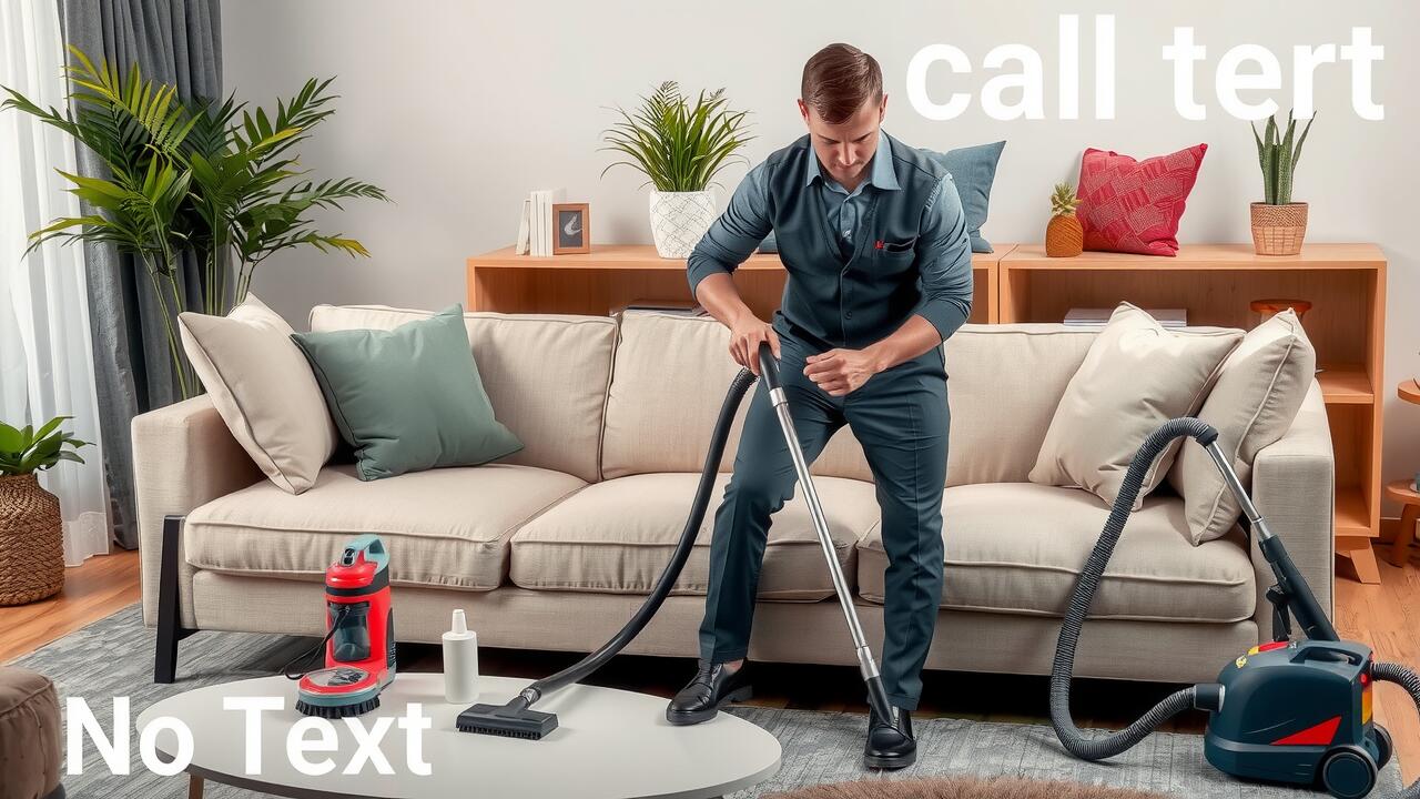 Upholstery cleaning service