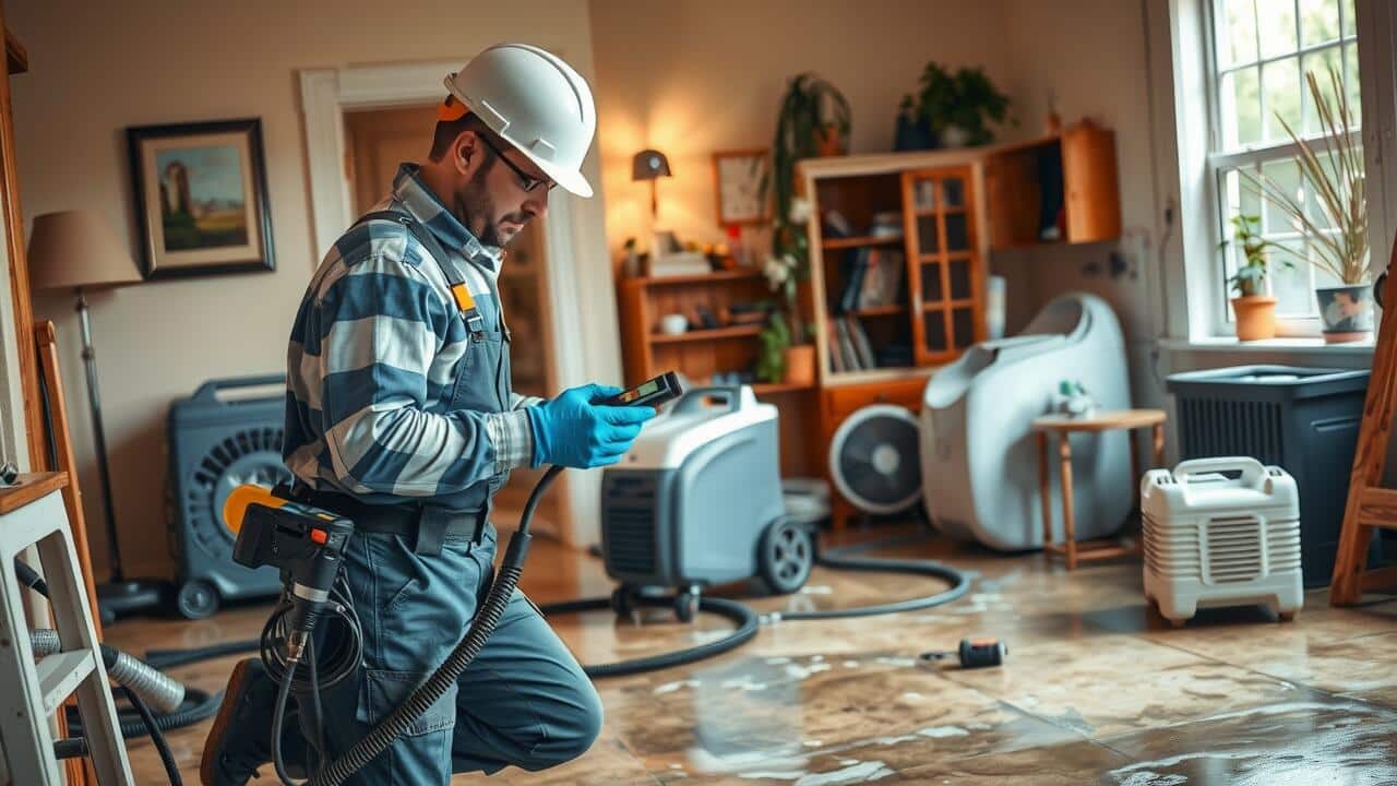 What is typical cost for water damage restoration?